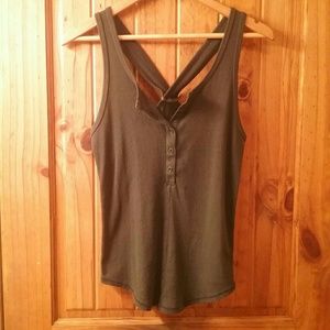 ☆Free People - Crossing Ties Racerback